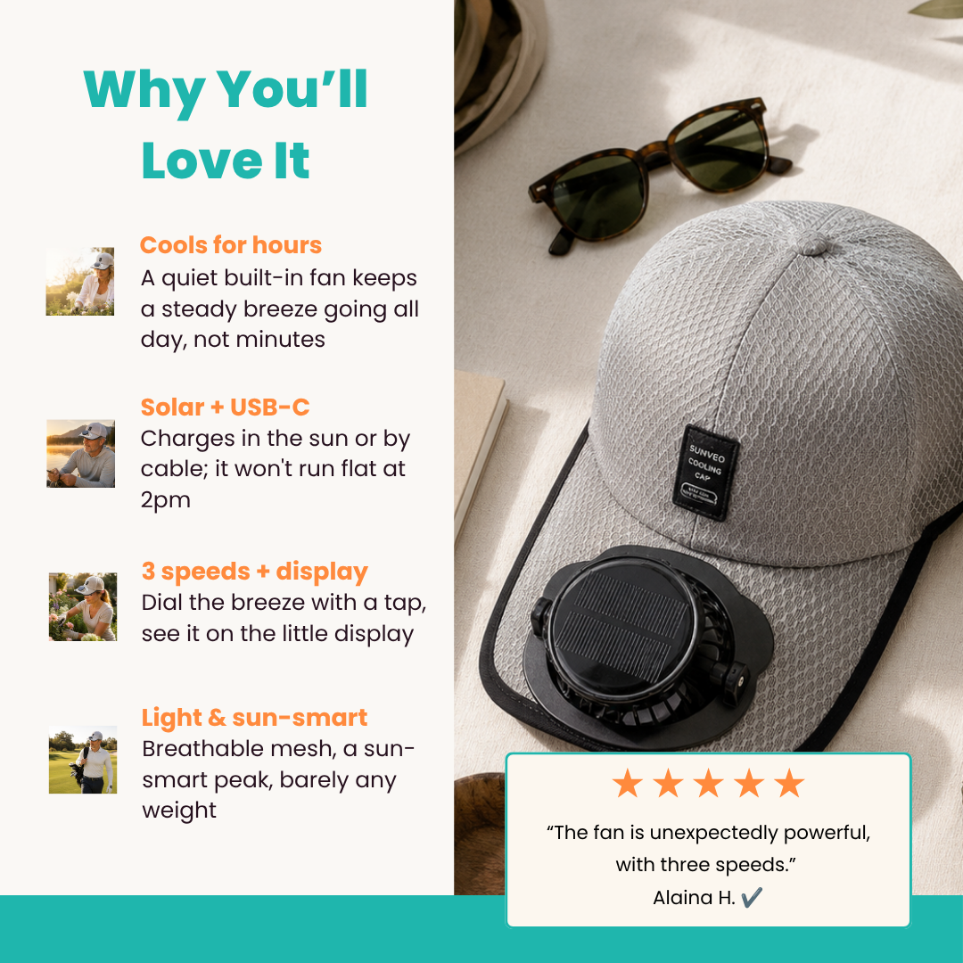 Why you'll love the Sunveo Cooling Cap